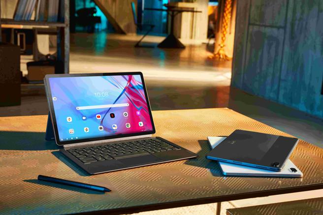 Lenovo在台推出的第一款5G平板Tab P11 5G，预计近期即将上市。（Lenovo提供）