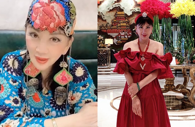 宮雪花被封為大陸第一美婦。（圖／翻攝自亞洲小姐宮雪花微博）