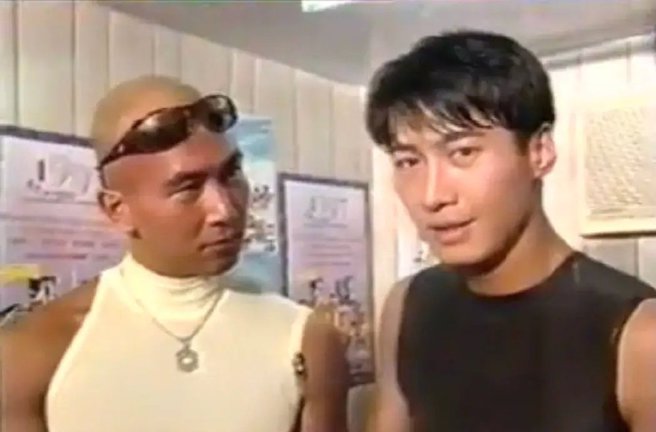 具俊曄與黎明多年前同框畫面瘋傳。（圖／微博）