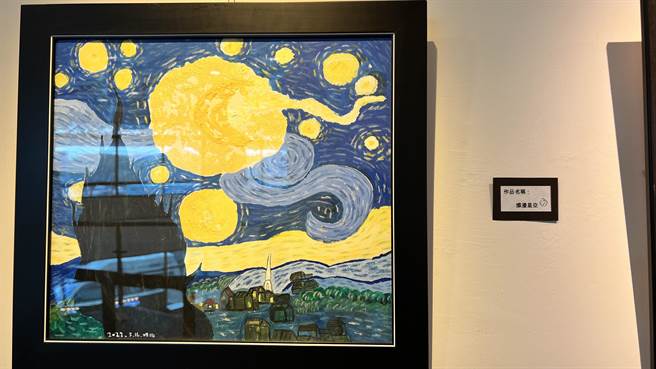 柳營奇美醫院鼓勵和協助孕婦產後拓印胎盤，為整個孕產過程留下一個紀念。（張毓翎攝）