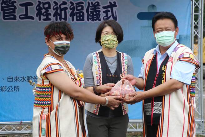 延平乡桃源村鹿鸣部落长期以来用水不便，为解决偏乡民生困扰，台东县府编列3.8亿元解决偏乡民生用水问题。（台东县府提供／蔡旻妤台东传真）