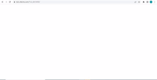 本土疫情升溫，民眾瘋搶防疫保單致使網頁大當機。（圖／翻攝中信產險官網）
