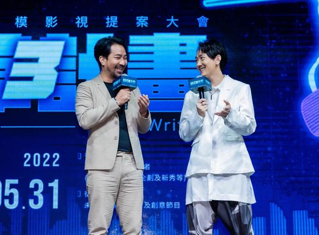 黄健玮、施名帅13日出席「野草计画」开跑记者会。（瀚草文创提供）