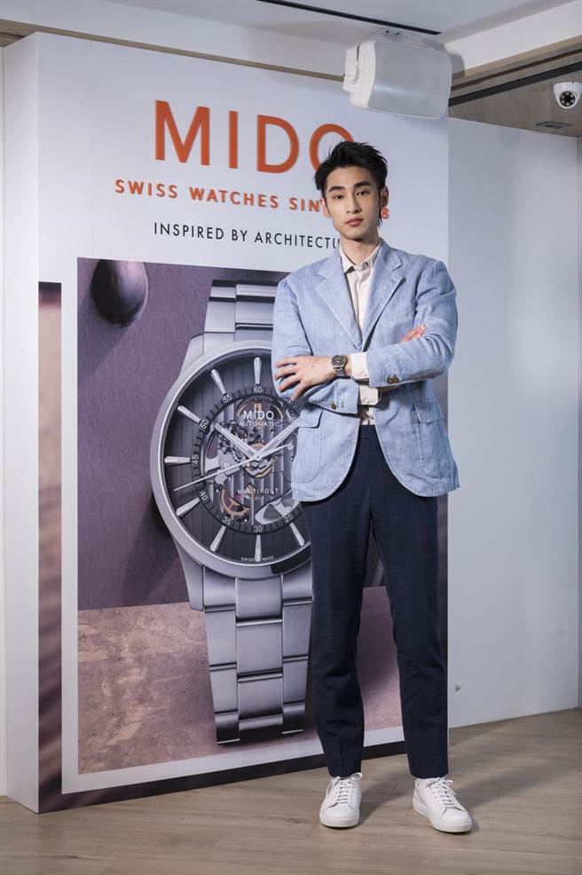 章廣辰出席名表活動。（MIDO美度表提供）