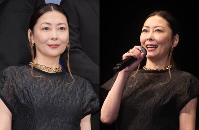 中山美穗近日出席新片试映会。(图／取自日网)