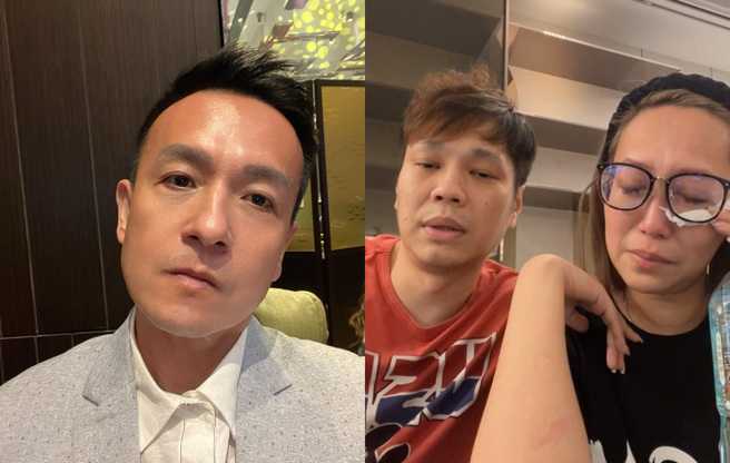 小钟无罩与染疫的「Halo-Mavis国际连线」老板夫妇一起工作，已做完PCR，明天会公布结果。（图／FB@小钟、Halo-Mavis国际连线）