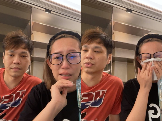 Mavis与H先生双双确诊，内心很自责。（图／FB@Halo-Mavis国际连线）