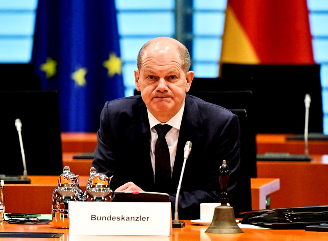 乌克兰不欢迎德国总统史坦麦尔（Frank Steinmeier）到访惹火德国政坛，基辅试图修补两国关系，指出欢迎德国总理萧兹（Olaf Scholz）到访，结果萧兹回应近期没有访问基辅计画。（资料照／路透社）