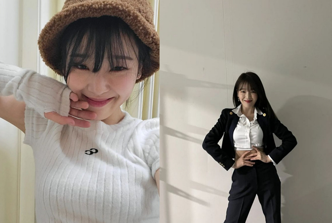 女团Oh My Girl成员胜熙。(图/ 摘自Oh My Girl胜熙IG)