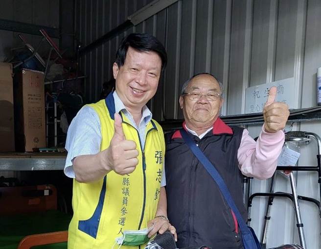 前議員張志銘回鍋參選，爭取民進黨內提名。（張志銘提供／廖志晃南投傳真）