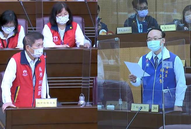 市议员林政贤表示，囤房税恐会使房东涨房租，转嫁到租客身上。（陈梦茹翻摄）