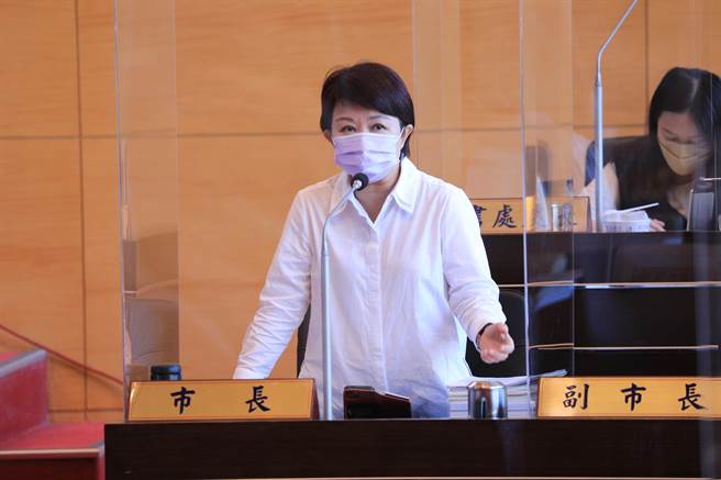 市长卢秀燕强调，台中市推动实施囤房税就是为了维护居住正义。(林欣仪摄)
