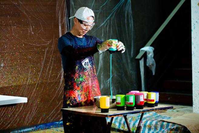 （御盟董事长邵永添创作的画面。图／御盟集团提供）