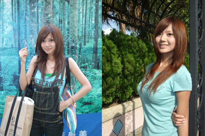 最近有网友在表特板PO出一系列「豆花妹」蔡黄汝美照，意外钓出不少多年铁粉，还加码放上她14年旧照，罕见一面倒大讚她才是真正的「表特女神」。(图/ 摘自《批踢踢实业坊》表特板)