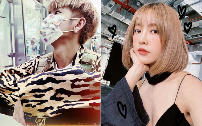 鼓鼓突然透露自己确诊了，但目前已经康復。（图／鼓鼓、大元Facebook）