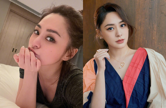 阿娇最近瘦回盛世美顏。（图／翻摄自锺欣潼微博）