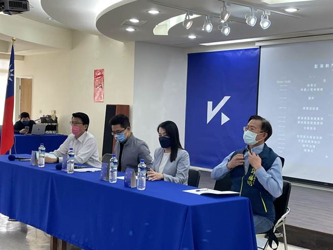 蓝海战斗营始业式。（洪靖宜摄）