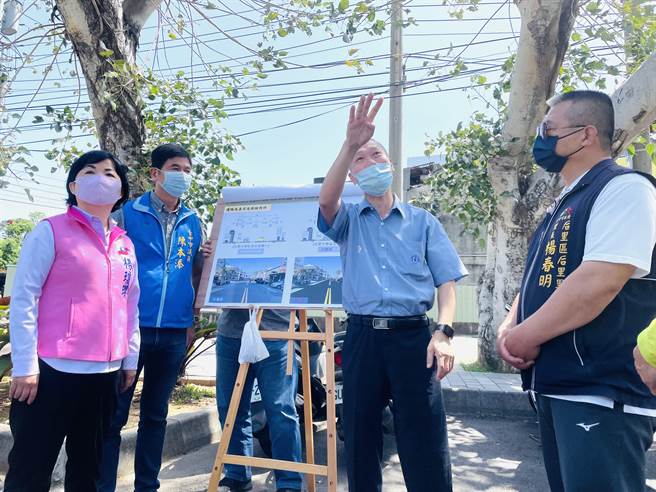 立委杨琼璎等成功争取内政部「前瞻基础建设─提升道路品质计画」经费。（陈淑娥摄）