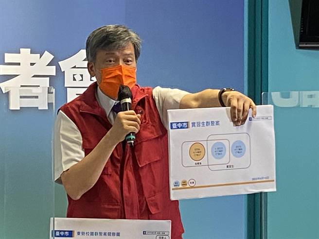 台中市卫生局长曾梓展表示，今日新增3例曾去台北看阿妹演唱会，至今累计4例确诊者曾去看阿妹演唱会。（卢金足摄）