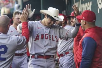 MLB》大谷翔平單場雙響炮 天使逆轉遊騎兵