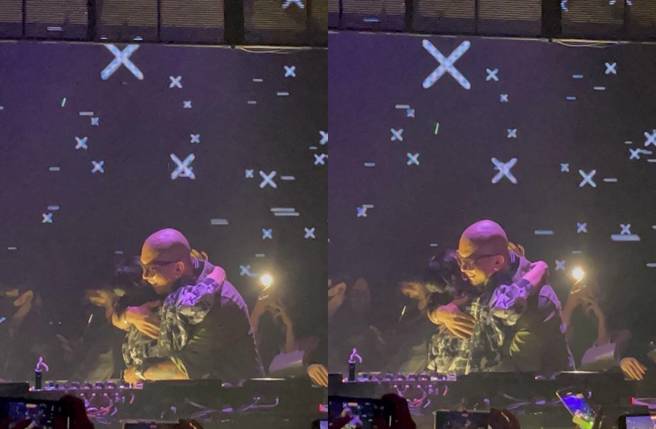 具俊曄和小S同台後，兩人熱情擁抱。(圖／讀者提供)