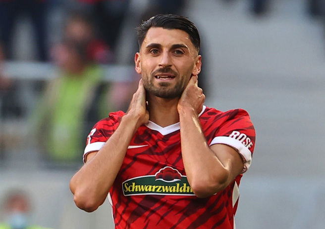 弗莱堡中场格里弗本赛季攻进 8球（图片来源︰达志影像）