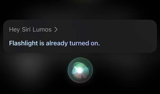 麻瓜也能當巫師？ 不僅Siri聽得懂咒語、還能用咒語解鎖！（翻攝自iPhone）