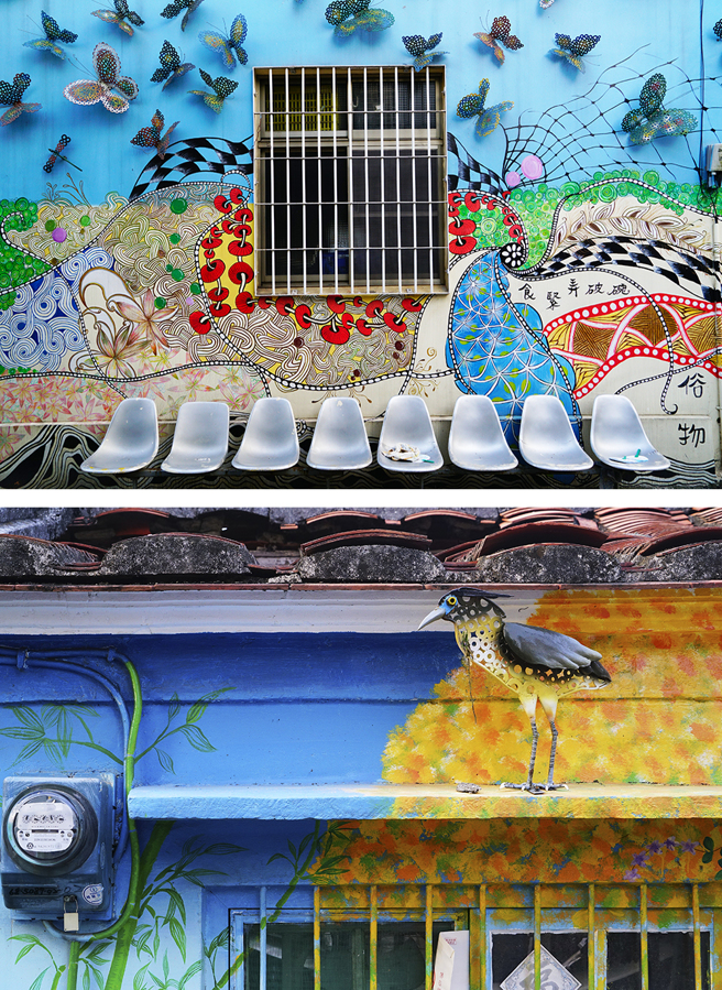 艺术活化农村，梓平螺丝创意园区为小镇带来缤纷色彩。(摄影/Cindy Lee)