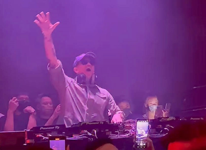 具俊晔婚后首度在台表演，嗨翻全场。（孙伊萱摄）