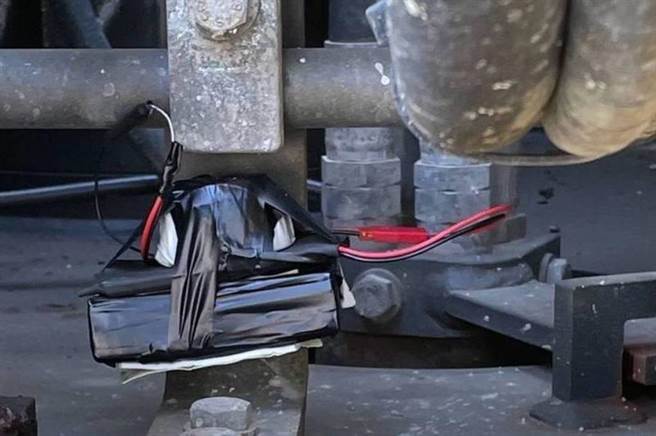 陳嫌在工地放炸彈恐嚇要工程。（陳鴻偉翻攝）