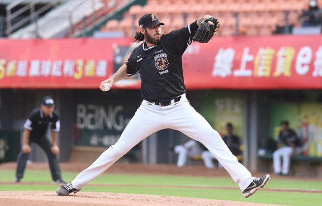 统一狮罗昂初登板先发6局无失分。（统一狮提供）