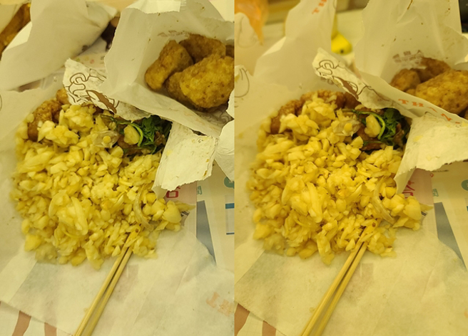 有名正妹点咸酥鸡想要蒜头多一点，便在外送备注栏写下「跟老板顏值一样成正比」，结果收到海量蒜头的咸酥鸡。（爆废公社公开版）