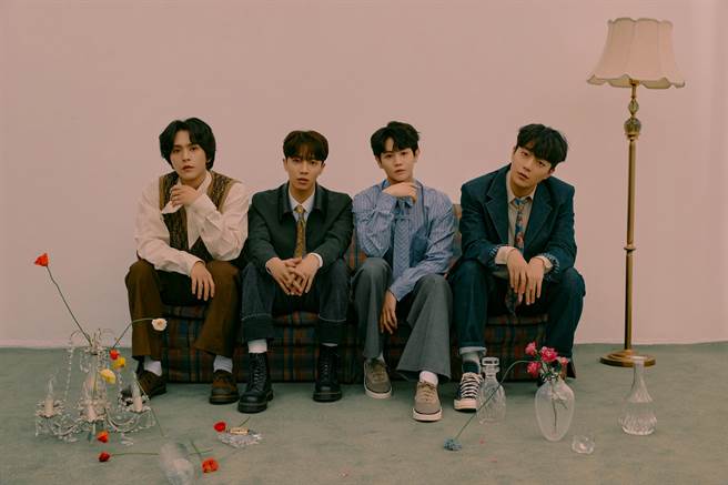 东云（左起）、起光、耀燮、斗俊难忘台湾粉丝热情的欢迎和用心准备的应援活动。（Around US娱乐提供）