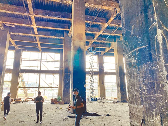 美福仓储发臭废弃物还没清完，臭味影响周遭居民引起抱怨。（桃园市政府环保局提供／陈梦茹桃园传真）