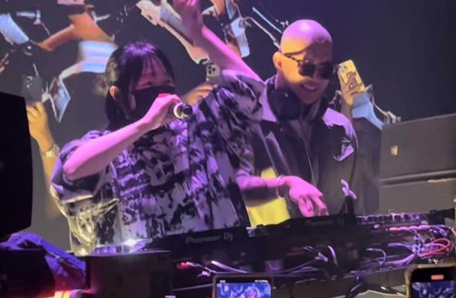 具俊曄婚後首場DJ秀，小S到場力挺。(圖／孫伊萱攝)