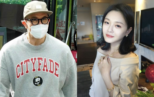 具俊晔、大S婚后首同框放闪。（图／中时新闻网；微博@大S）