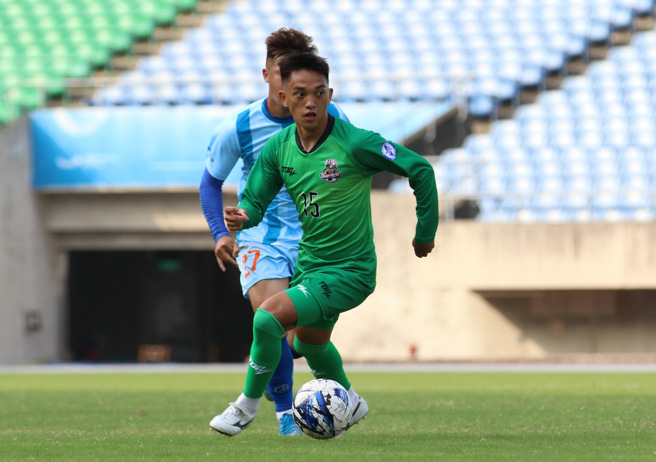 溫智豪重返台灣聯賽首戰就貢獻2進球1助攻。（中華足協提供）