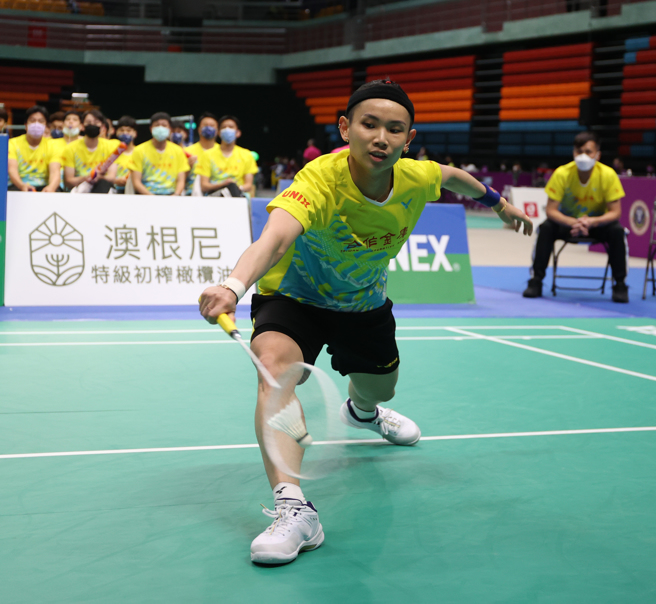 戴资颖率领中华女子羽球队出征汤优杯。（资料照／合库羽球队提供）