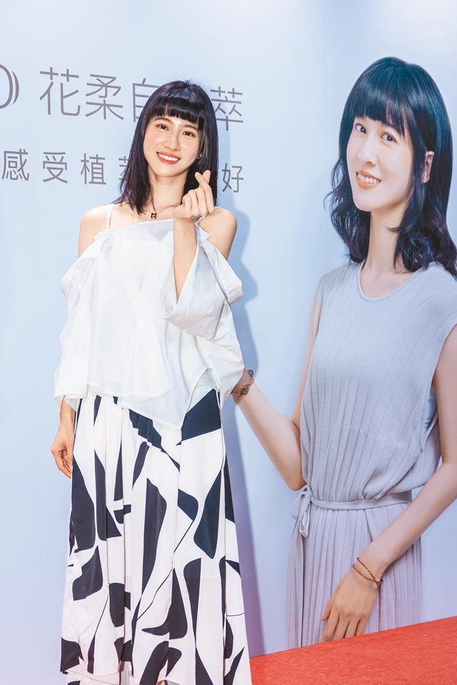 連俞涵昨神清氣爽出席活動。（羅永銘攝）