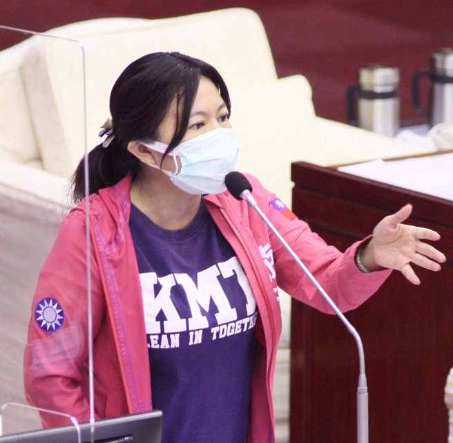 国民党台北市议员游淑慧点名民进党立委林静仪呛声。（本报资料照）