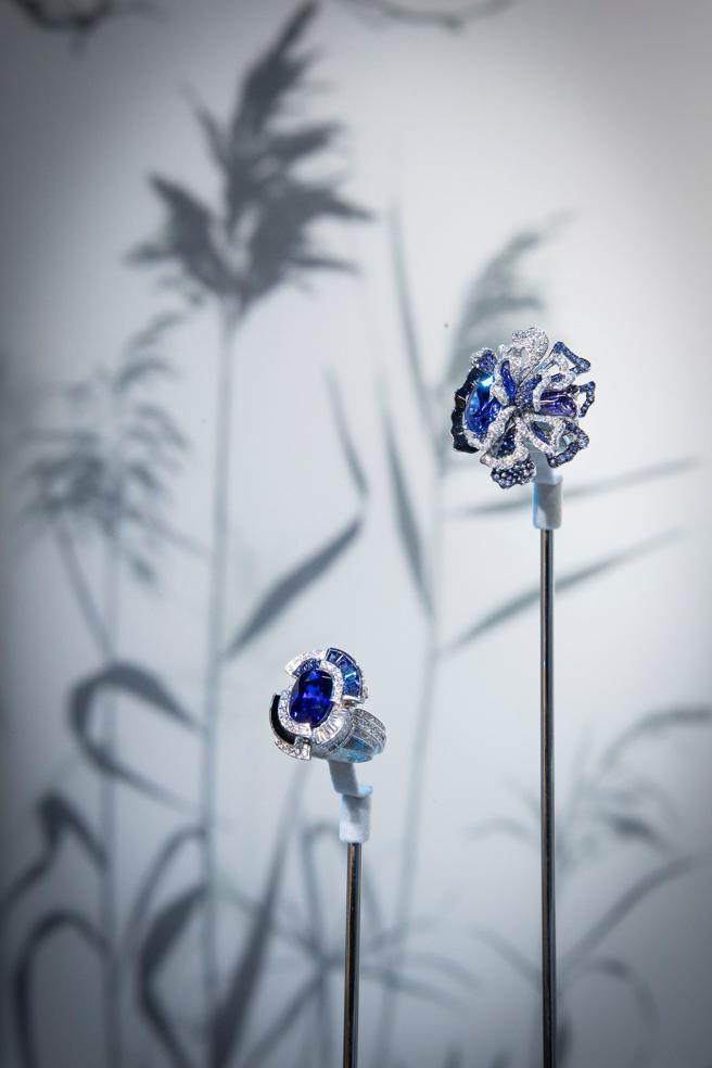 CHAUMET与艺术有着深刻的渊源，透过艺术展更能突显珠宝之美。（CHAUMET提供）