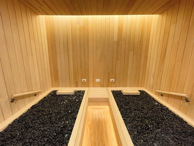 日胜生加贺屋岩盘浴。（日胜生加贺屋提供）