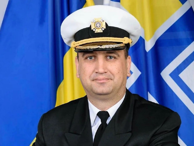 乌克兰海军指挥官内日帕帕。(图/TWITTER)