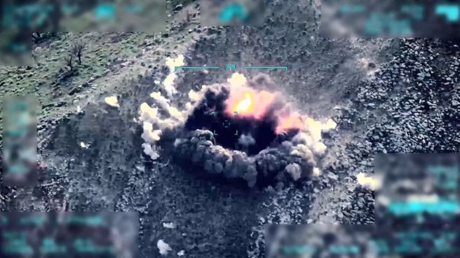 土耳其对库德工人党据点发动攻击，除了空袭还有地面部队。(图/土耳其国防部)