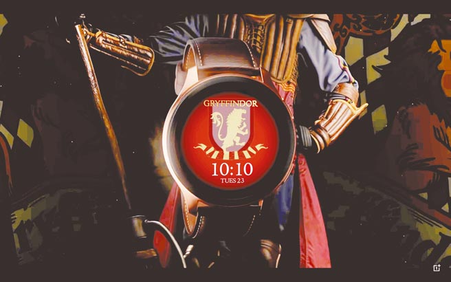 OnePlus Watch的《哈利波特》限定版智慧手表。（摘自OnePlus YouTube官方頻道）