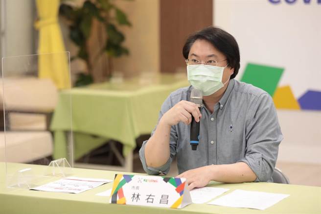 市長林右昌表示，今天新增個案多數無症狀、少數輕症。（基隆市政府提供／陳彩玲基隆報導）