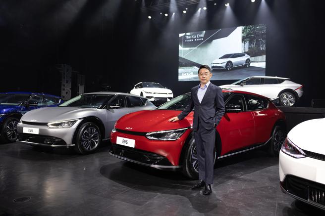 Kia纯电智慧跨界休旅EV6售价160万元有找（业者提供）