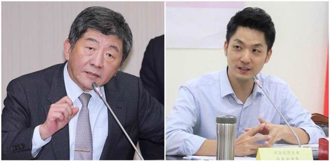 衛福部長陳時中(左圖)、國民黨立委蔣萬安(右圖)。(本報資料照、蔣萬安臉書)
