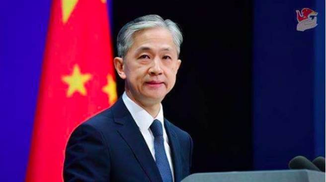 中国外交部发言人汪文斌。（新华社）