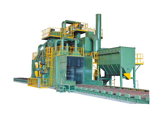 大锼科技超级全自动滚轮输送式喷洗机获大型钢厂採用。图／大锼科技提供